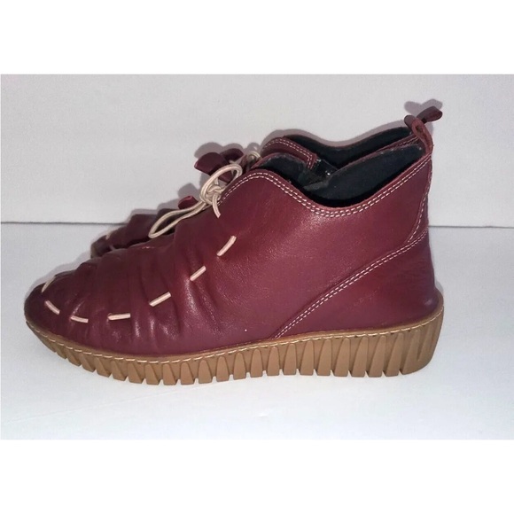 Spring Step Nespea Booties for Women Waterproof Leather Shoes w/ Zipper Closure - Picture 7 of 15